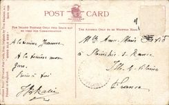 CPA Humour Pa spends a late night at he office (Champagne)