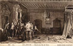 CPA Delaroche Murder of the duke of Own way Museum chantilly Cop
