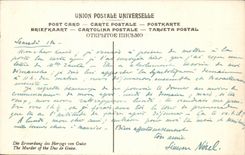 CPA Delaroche Mord am Herzog eigener Weise Museums-chantilly Spindel