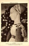 CPA Paris Musee du Louvre Pisanelo Portrait d'une princesse de la maison d'Este 