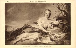 CPA Paris Musee de Versailles Nattier Madame Henriette de France