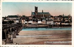 CPA Nevers the Loire and the city