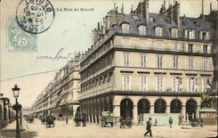 Paris CPA La rue de Rivoli