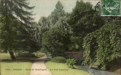 Paris CPA Bois de boulogne pre Catalan