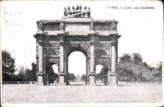 Paris CPA Arc des Tuileries