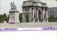 Paris CPA Arc de triomphe du carrousel