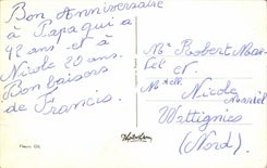 CPA Fantasy Flowers Birthday