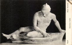 CPA Phantasie Napoli Guerriero Verito Museo nazionale