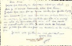 CPA Fantasy Souvenir of the Alps (teleferic flower)