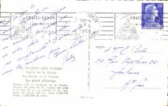 Chatel Guyon MODERNES KARTE Tal von Sioule der Viaduct