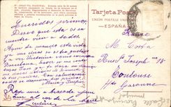 Spain Espana Spain Barcelona CPA Calle of Arguelles has Gran Via Diagonal