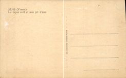 CPA Sens the green carpet and its water jet