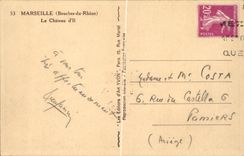 CPA Marseille le chateau d'If