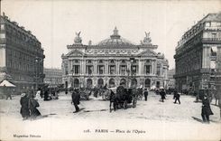 Paris CPA place de l'opera