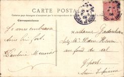 Paris CPA the Champs Elysees dimensions which occurred Gabriel