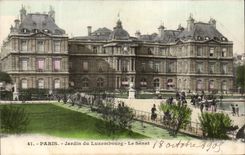 Paris CPA Garden of Luxembourg the Senate