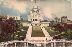 Paris CPA Sacre Coeur Montmartre