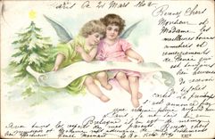 CPA Fantasy Children Angel Angel