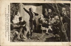 CPA Mullet of the isle the Marseillaise chantee at dietrich mayor of Strasbourg