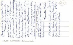 CPA CAuterets der See Gaube (Ziegeziege)