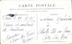 Paris CPA Statue of Gambetta