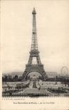 Paris CPA the Eiffel Tower