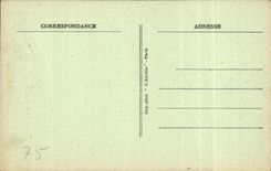 Paris CPA the street Soufflot and the Pantheon