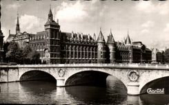 Paris - 1 - Conciergerie et Pont au Change - Chantal - CPA 