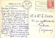 Paris - 8 - Arc de Triomphe and Places Etoile - CPA