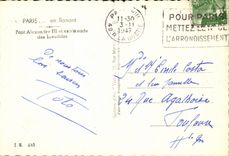 Paris - 7 - Bridge Alexandre III and esplanade of Invalides - CPA