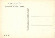 Paris - 5 - Quay of the Small tower - Secondhand booksellers - pipe - CPA