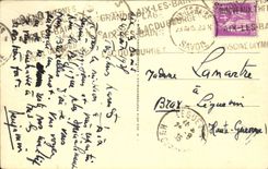 Aix les Bains - Panorama of the City - CPA