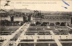 Paris - 1 - Panorama pris du ouvre vers Montmartre - Sacre Coeur CPA 
