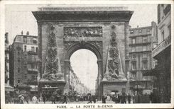 Paris - 10 - the Gate Saint Denis - Picon - CPA
