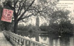 Paris - 16 - Bois de Boulogne - Lac Saint James - Promenade autour du Lac CPA 