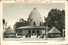 Paris - Exposition Coloniale Internationale 1931 - Pavillon de l'Afrique Equatoriale - CPA 