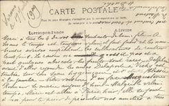 Realer Foto Flachs kammt Phantasie-Frau - Frau in der Matte CPA