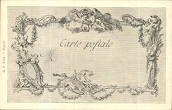 Arts - Tableau - Le baiser envoye - Les Chefs d'Oeuvres de l'Art - CPA 