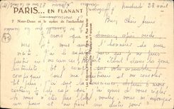 Paris - 4 - Notre Dame et le Square de l'Archeveche - CPA - a¹ir 