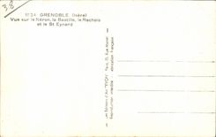 Grenoble - Sight on Neron the Bastille Rachois and Saint Eynard - CPA - has ir ¹