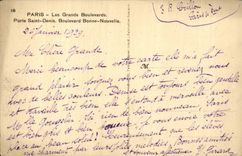 Paris - 10 - Grand boulevards - Gate Saint Denis - Good News - CPA