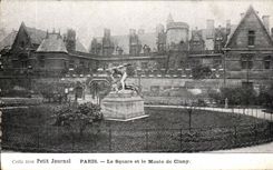 Paris - 5 - the Public garden and the Museum of Cluny - CPA