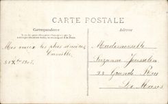 Fantasy - Woman - Happy New Year - Beautiful Woman and little bird carrying letter - CPA