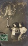 S celebrates Happy New Year - 1915 - Children CPA