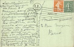 Pau - das Schloss und gab - CPA (Karre im Vordergrund)