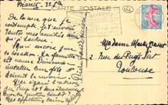 Biarritz - La Plage de la Cote Basque - CPA 