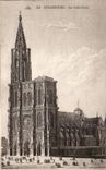 Strasbourg - Strassburg - the Cathedral - CPA