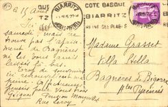 Biarritz - Les Nouveaux Jardin ver le Phare - CPA 