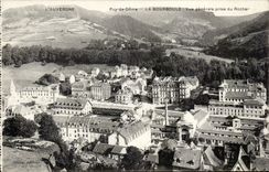 Bourboule - Ansicht genommener Felsen - CPA