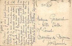 Capvern les Bains - der Park des Kasinos - CPA